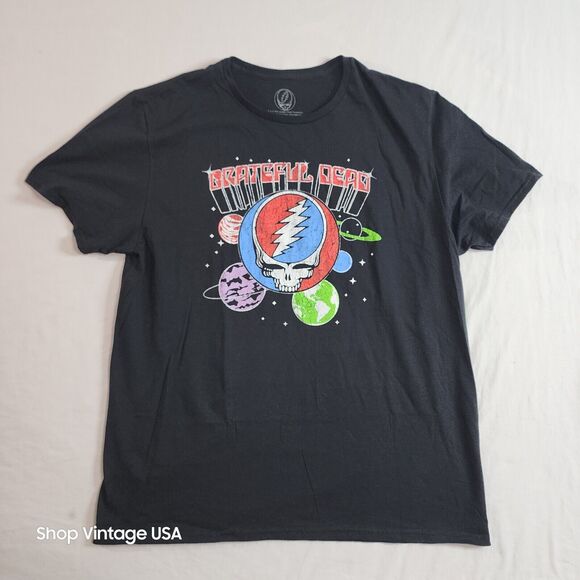 New Grateful Dead Head Space Planets Mens Vintage‎ Concert T-shirt XL - Picture 1 of 9